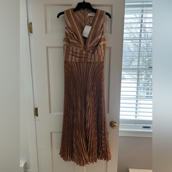 white feather midi dress Strapless Feather Midi Dress White S